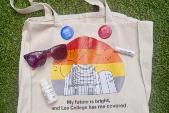 Lee College sun safety campaign materials